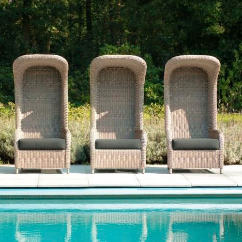 Contemporary armchair - SARDEGNA - BOREK parasols | outdoorfurniture - Sunbrella® / aluminum / synthetic fiber