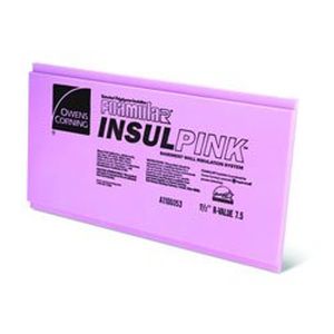 Thermal-acoustic insulation - INSULPINK® - Owens Corning Insulation - extruded polystyrene / wall / without vapor barrier