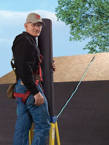 Roll resilient underlay - FIBERGLAS™ REINFORCED FELT UNDERLAYMEN - Owens Corning Insulation - fiberglass