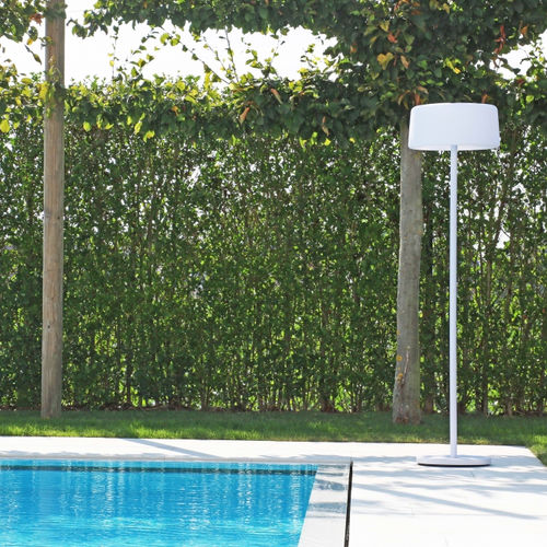 Floor-standing lamp - LUZ - Jardinico - aluminum / contemporary / corded