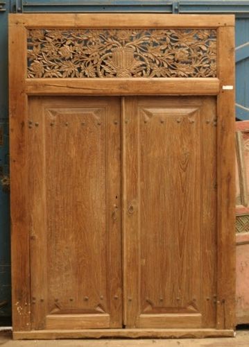Entry door - FRM ETH AN 3695  - MATAHATI - wooden / swing / without glazing