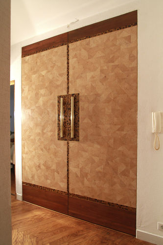 Interior door - MATAHATI - teak / swing / without glazing