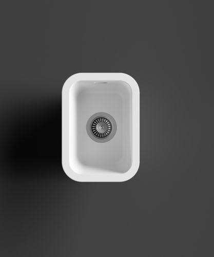 Single-bowl kitchen sink - RCS203 - HI-MACS® - without drainboard / Hi-macs® / Solid Surface