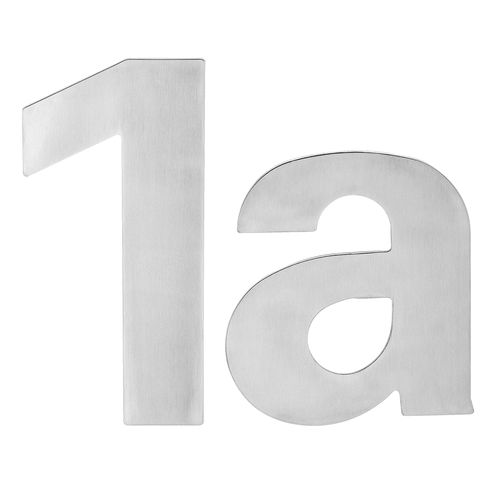Door signage plate - EZ205 71 - Karcher Design - wall-mounted / stainless steel / digital