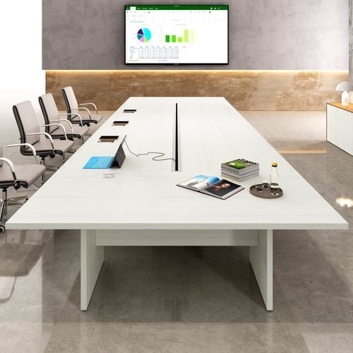 Contemporary boardroom table - XENO MANAGER - Styloffice S.p.a. - wooden / aluminum / metal base