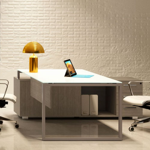 Executive desk - SEDICINONI S2 LUX - Styloffice S.p.a. - free-standing / contemporary / walnut
