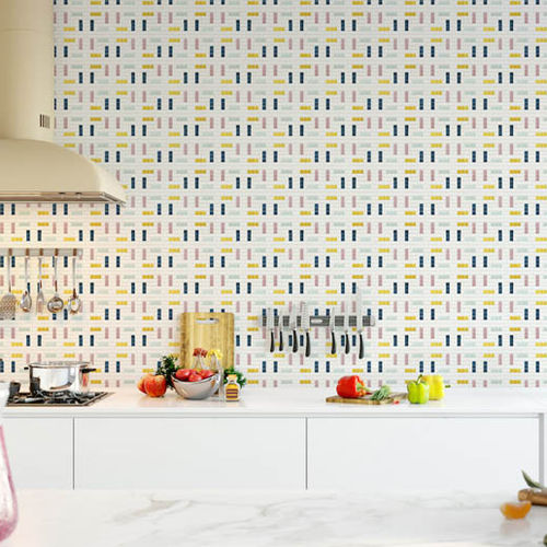 Glass mosaic tile - MOTEL - Hisbalit - polished / indoor / outdoor
