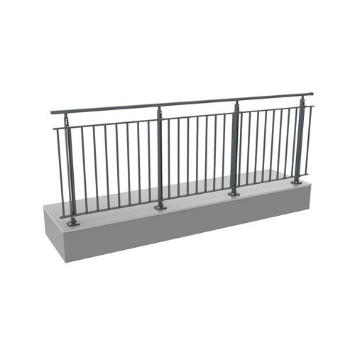 Aluminum railing - TULIPAN - PESPA ALUMIN - balustrade / outdoor / for stair