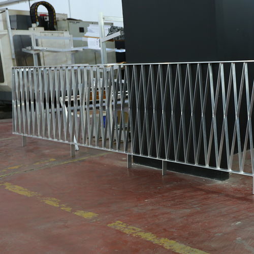 Aluminum railing - PESPA ALUMIN - mesh / outdoor / for platform
