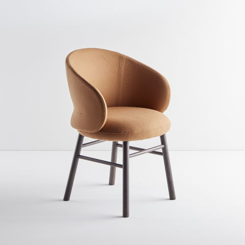 Contemporary chair - POTTOLO - Alki - indoor / fabric / leather