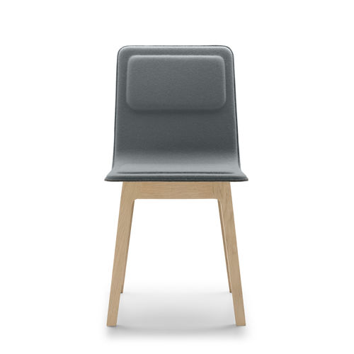 Contemporary chair - LAIA - Alki - indoor / fabric / leather