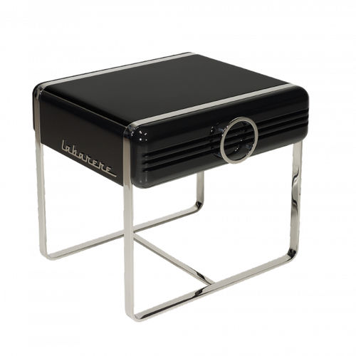Contemporary side table - DOLCE VITA : 29060 - LABARERE - stainless steel / rectangular / with drawer