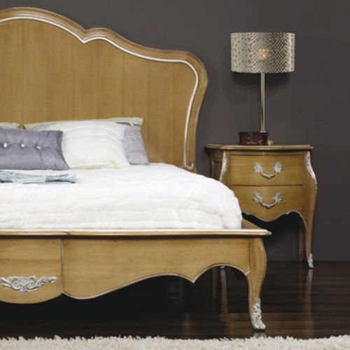 Louis XV style bedside table - DUPLESSIS : 25130  - LABARERE - lacquered wood / rectangular / with drawer