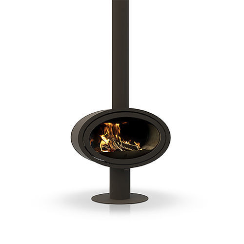 Wood heating stove - Dik Geurts - Oval Front, Base - DRU - floor ...