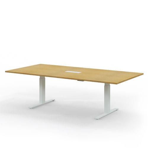 Contemporary boardroom table - SPINE-2 AND SPINE-3 - Leuwico - steel ...