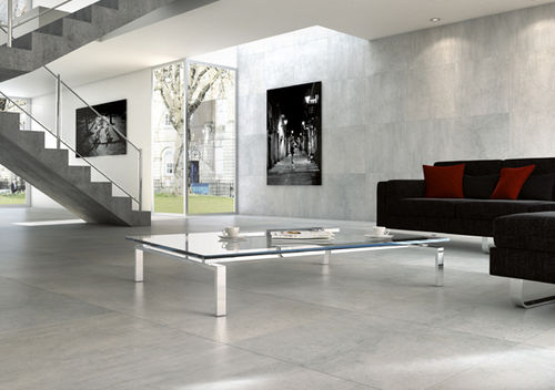 Porcelain stoneware tile - PROXIMA : GRIGIO - Century - polished / indoor / floor