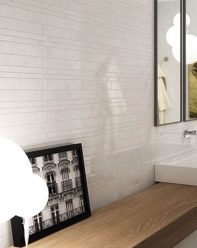 Porcelain stoneware tile - STUDIO : BIANCO - Century - polished / indoor / floor