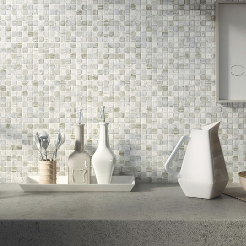 Porcelain stoneware tile - FIBER : YUCCA - Naxos - ceramic / polished / bathroom