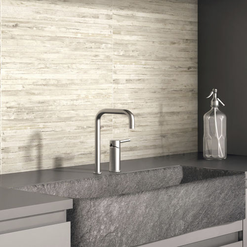 Porcelain stoneware tile - FIBER : YUTE 3D - Naxos - matte / bathroom / floor
