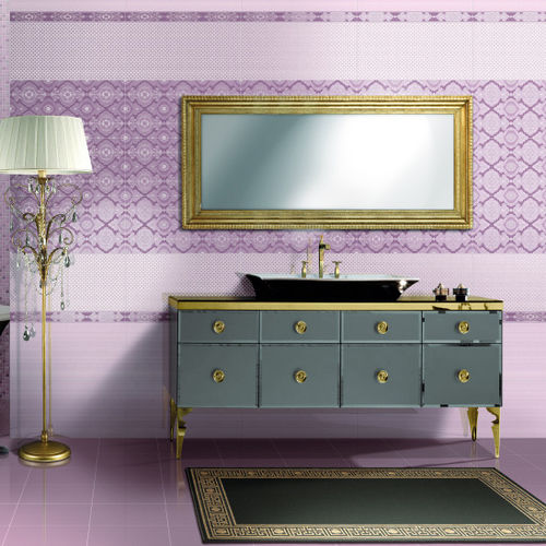 Porcelain stoneware tile - KILIM : NYMPHEA - Naxos - ceramic / polished / indoor
