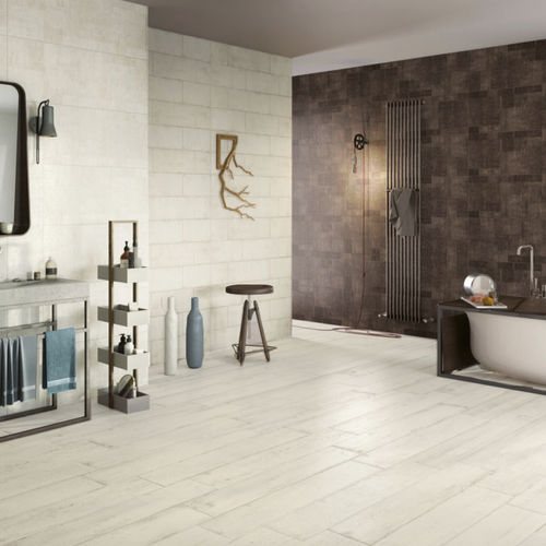 Porcelain stoneware tile - PAN DE BOIS : WALL RAMIE - Naxos - matte / indoor / wall