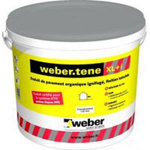 Cladding coating - WEBER.TENE XL+ I - Weber Industries - for wall / plastic / acrylic resin-based