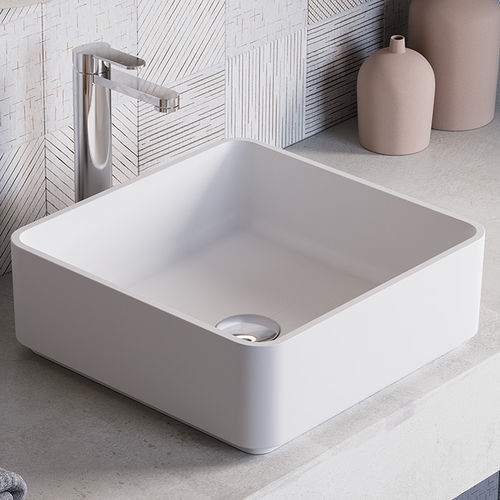 Countertop washbasin - CS - karol - Solid Surface / high-gloss / matte finish