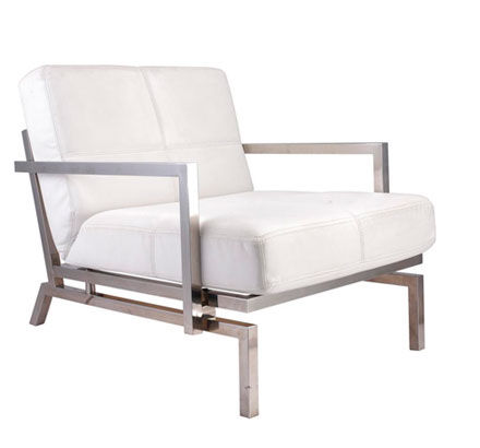Contemporary chair - BENJI - Christophe Fey Concept - leather / home / without armrests