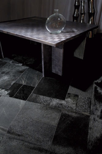 Indoor flexible tile - PATCHWORK - Christophe Fey Concept - floor / porcelain stoneware / polished