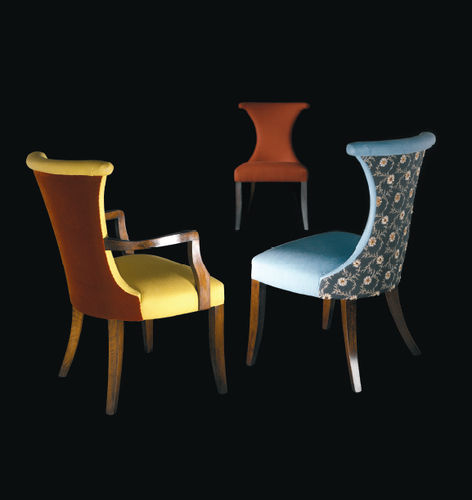 Traditional dining chair - PAVANE - William Yeoward - fabric / upholstered / home