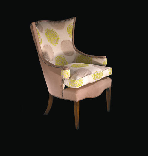 Traditional armchair - TILL - William Yeoward - fabric