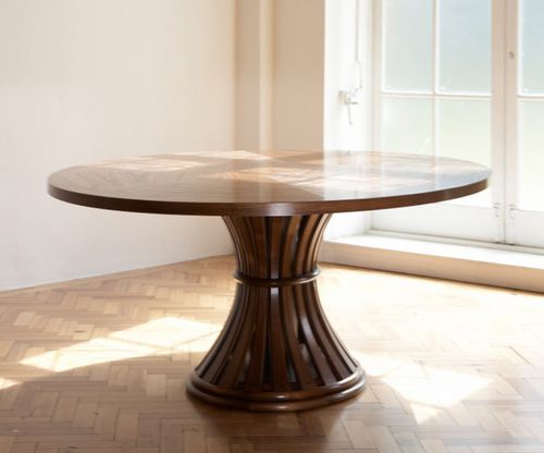 Contemporary table - MARSEILLE - William Yeoward - oak / walnut / mahogany