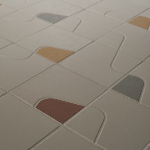 Porcelain stoneware mosaic tile - CHALK CAMEO - Mosaico + - smooth / structure / indoor