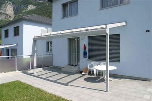 Patio canopy - HAWAII 40 - SunParadise - aluminum / glass / inclined