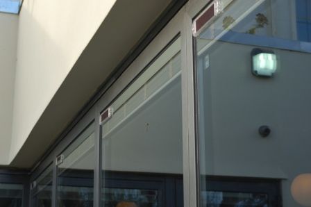 Roller shutter - SunParadise - metal / window / with integrated blinds
