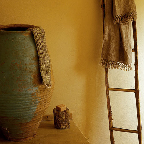 Decorative coating - FINISH - Tierrafino - indoor / for interior walls / natural