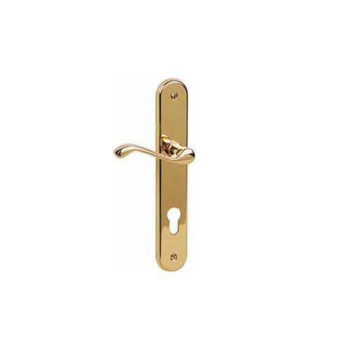 Door handle - VIRGINIE - decayeux - brass / traditional / home