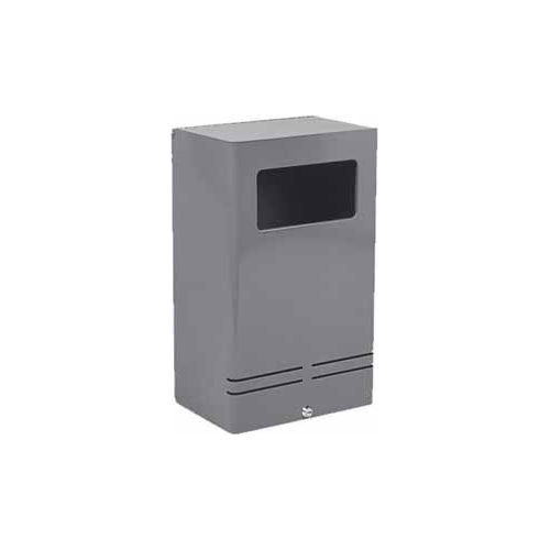 Public trash can - 3312 series - decayeux - wall-mounted / stainless steel / aluminum