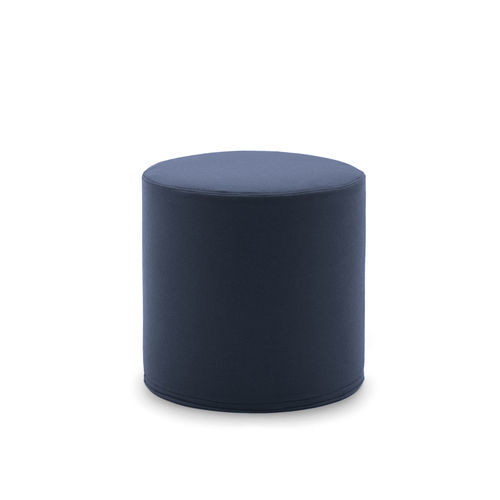 Contemporary pouf - Basic - Bolzan Srl-Società Benefit - fabric / round / square