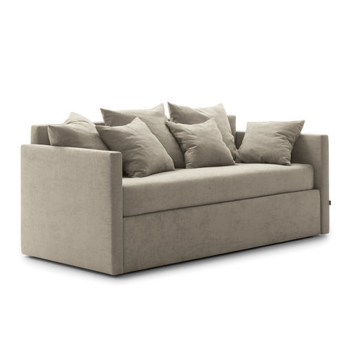 Sofa bed - point - Bolzan Srl-Società Benefit - contemporary / fabric / leather