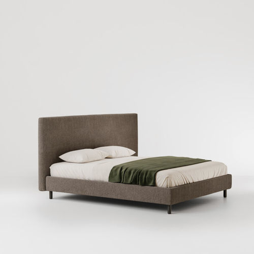 Double bed - NOAH  - Bolzan Srl-Società Benefit - contemporary / with headboard / upholstered