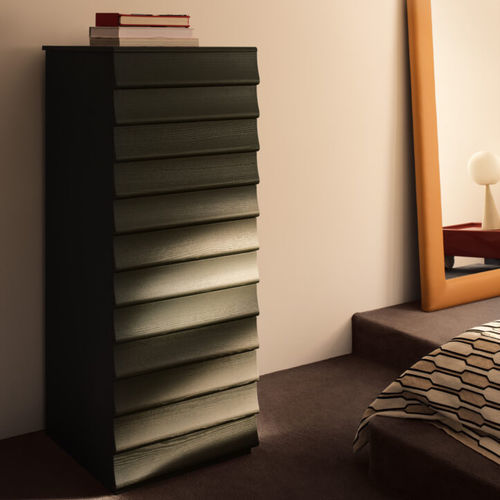 High chest of drawers - RIDEAUX  - Bolzan Srl-Società Benefit - contemporary / wooden / with drawer