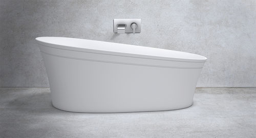 Oval bathtub - A-SERIES CHAMELEON - apaiser - free-standing / for homes / composite