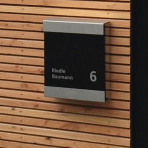 Wall-mounted mailbox - YOUR NAME - keilbach design and products - individual
