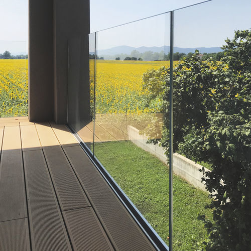 Extruded aluminum profile - GFS Design - for railing / for balcony / custom-made