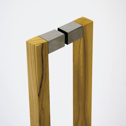 Glass door pull handle - GFS Design - wooden / contemporary / commercial