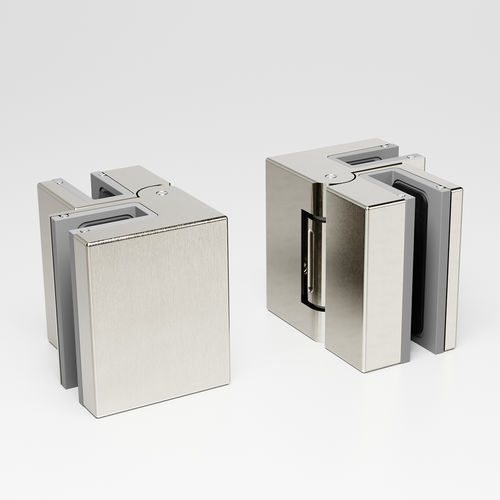 Glass door hinge - GFS Design - metal / two-leaf / home