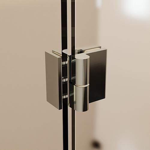 Shower door hinge - SMALL - GFS Italian Innovative Glass Fixing - glass door / metal / home