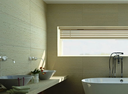 Stone veneer - TRAVERTINE - X STONE - flexible / travertine finish