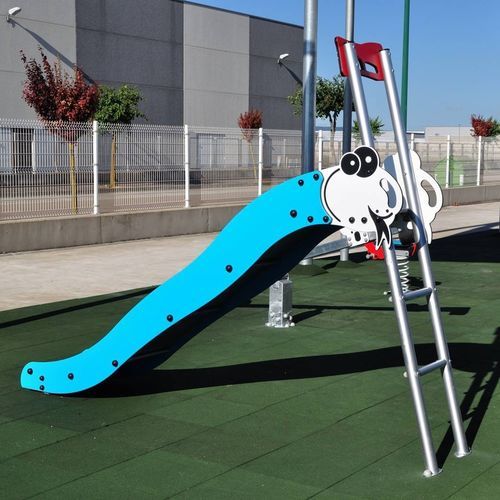 Upright slide - SERPENTINE  - Industrias Agapito - for playground / stainless steel
